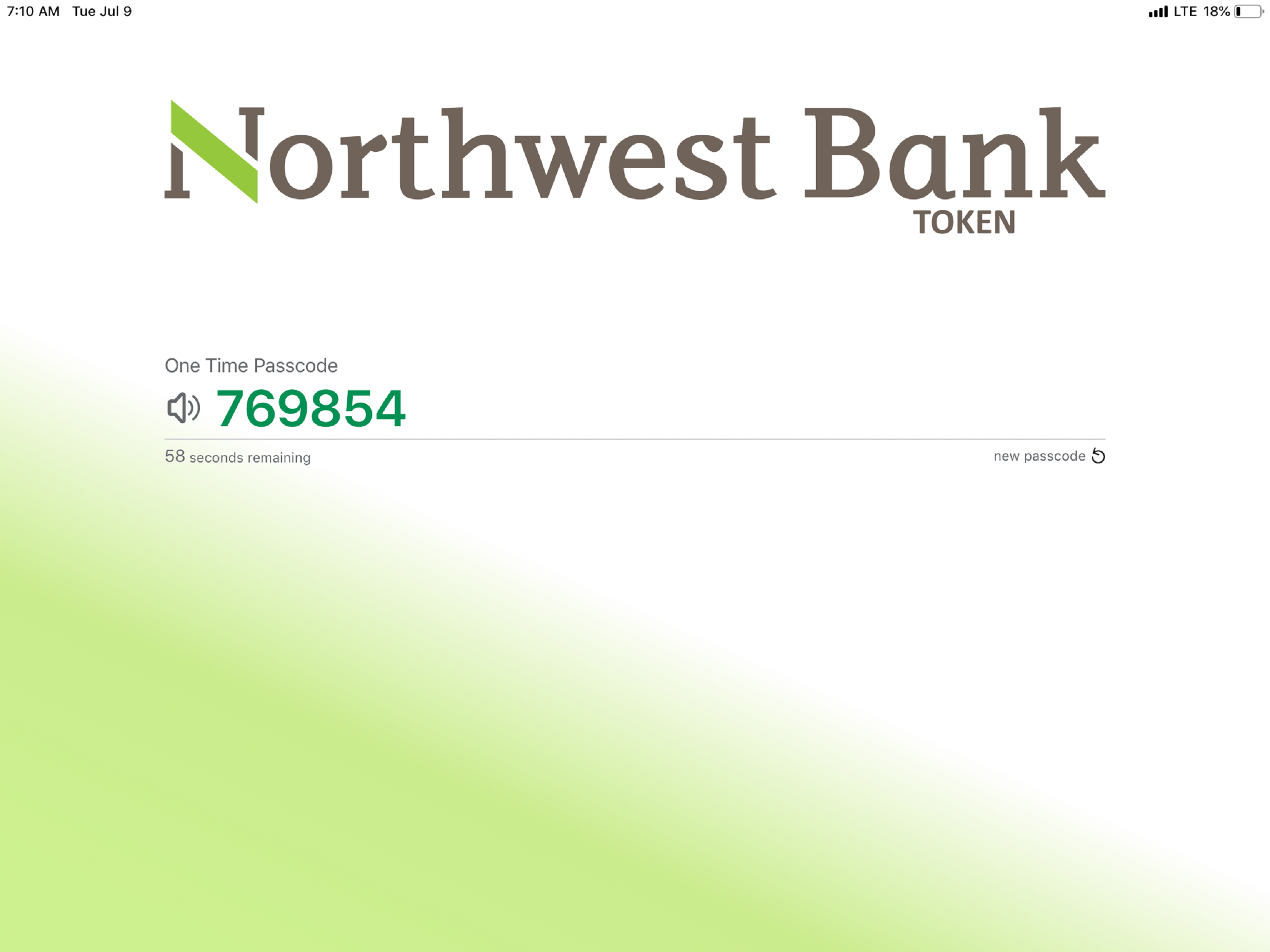 Northwest Bank Token