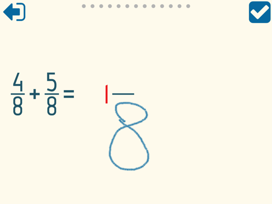 Math Shot Adding Fractions iPad screenshot