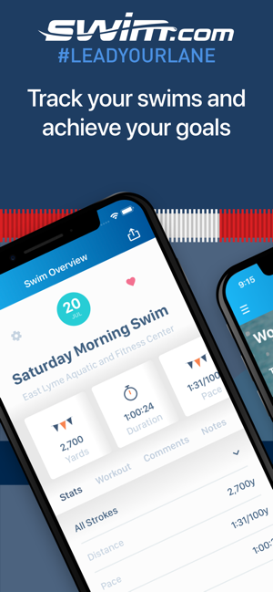 ‎Swim.com: Swim Tracker Capture d'écran