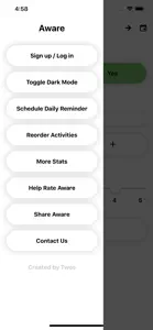 Aware - Daily Activity Tracker screenshot #5 for iPhone