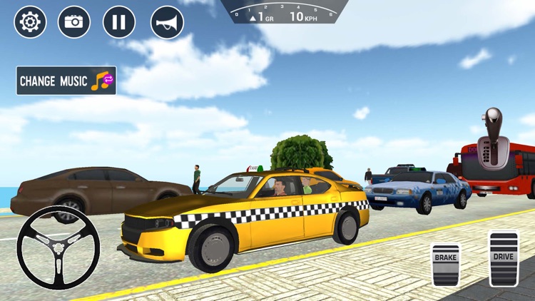 US Taxi Simulator & Car Drive screenshot-5