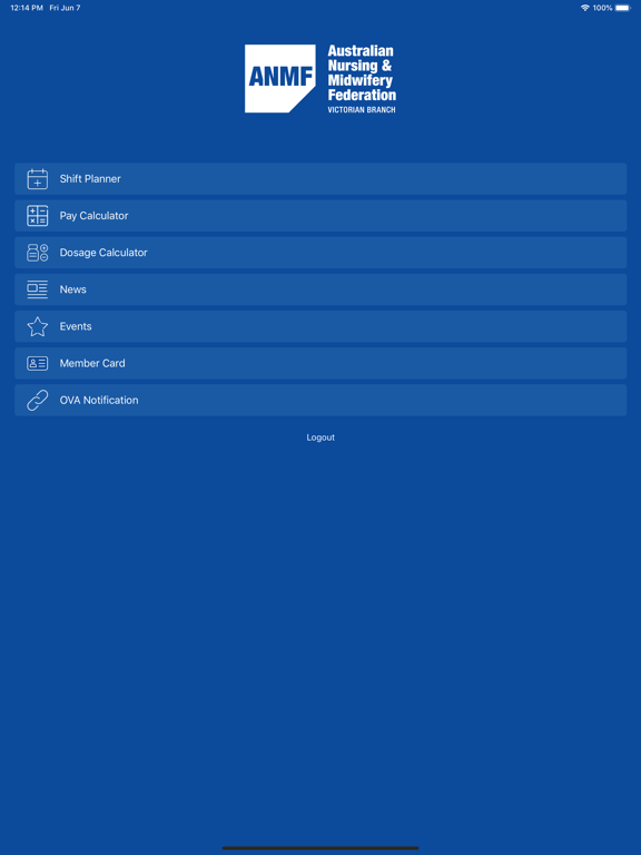 Screenshot #4 pour ANMF Diary App