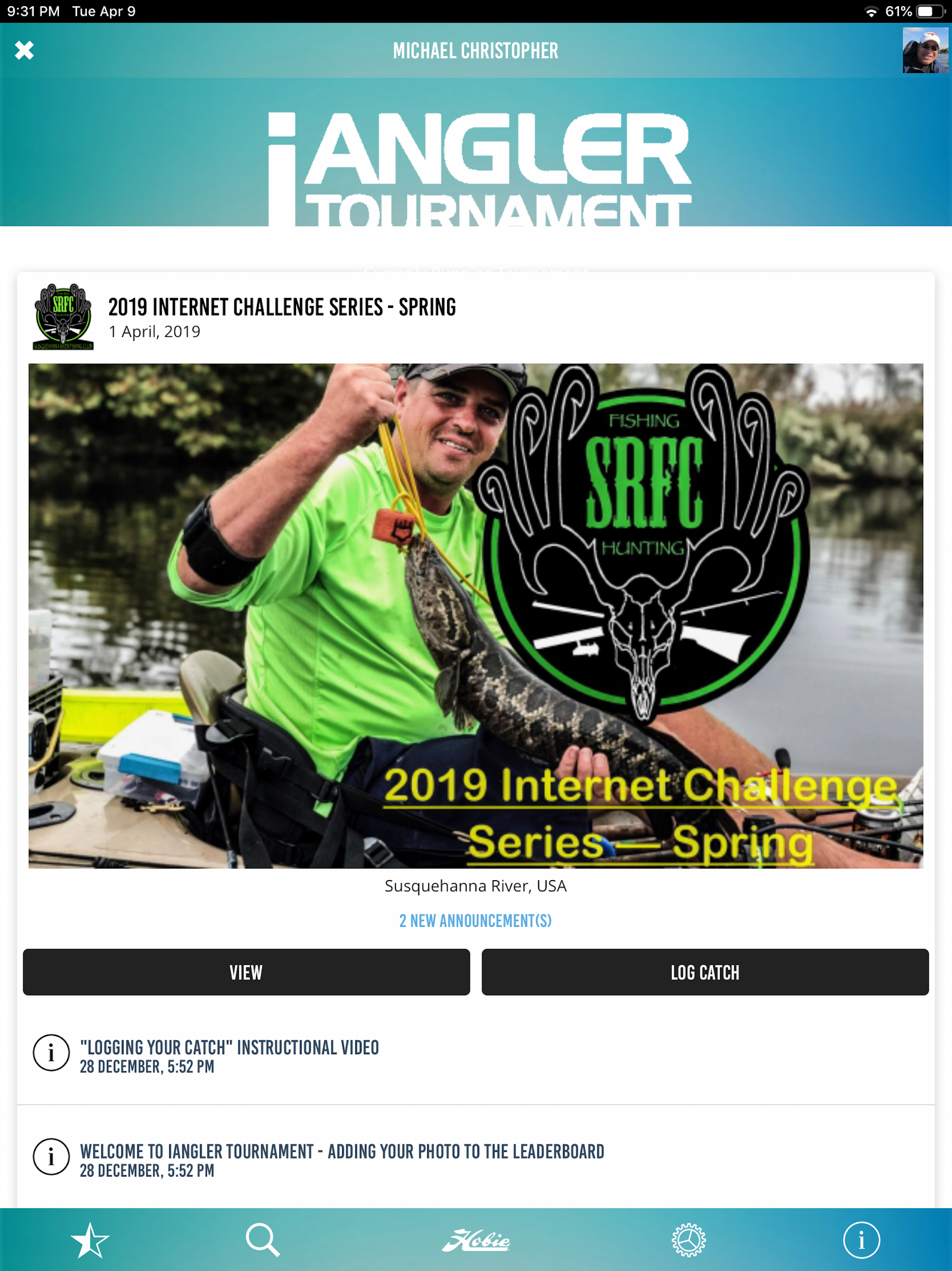 IAngler Tournament