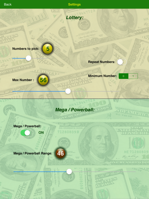 Screenshot #2 for My Lottery Pro