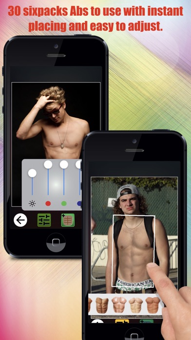 Abs Booth muscle body editor Screenshot