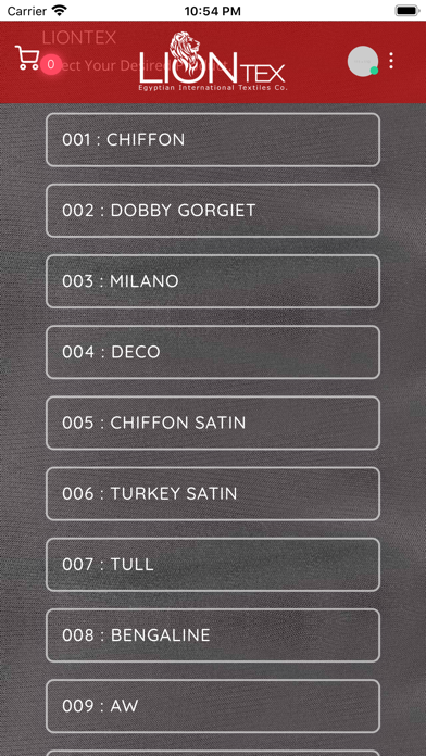 Screenshot #1 pour Liontex Ordering System