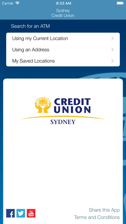Sydney CU ATM Locator