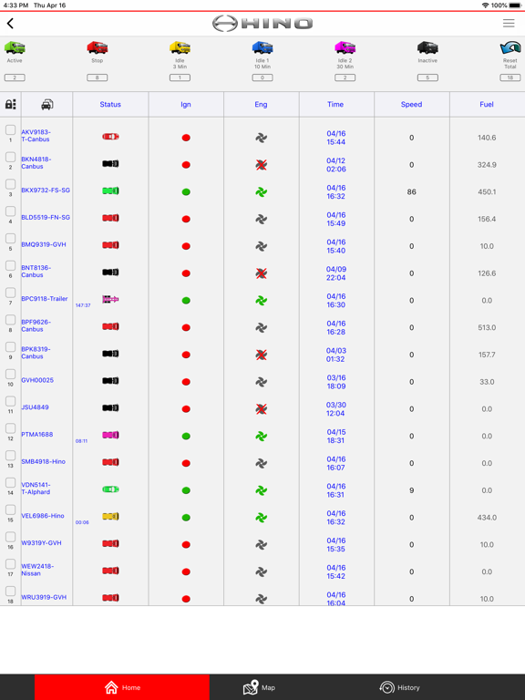 Screenshot #5 pour Hino myFLEET