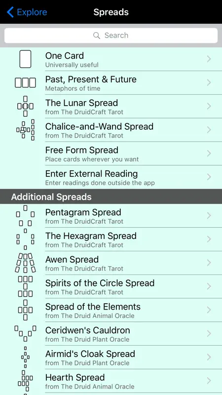 DruidCraft Tarot screenshot 3 of 5