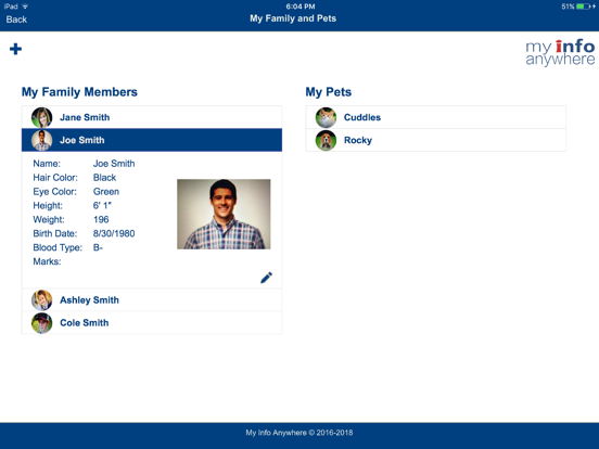 Screenshot #6 pour My Info Anywhere
