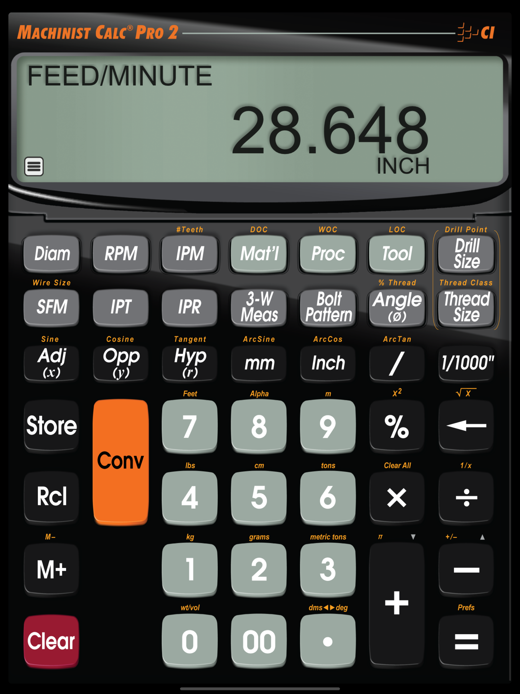 Machinist Calc Pro 2 screenshot 10