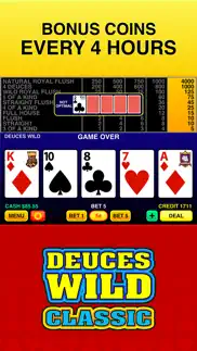 deuces wild casino video poker iphone screenshot 4