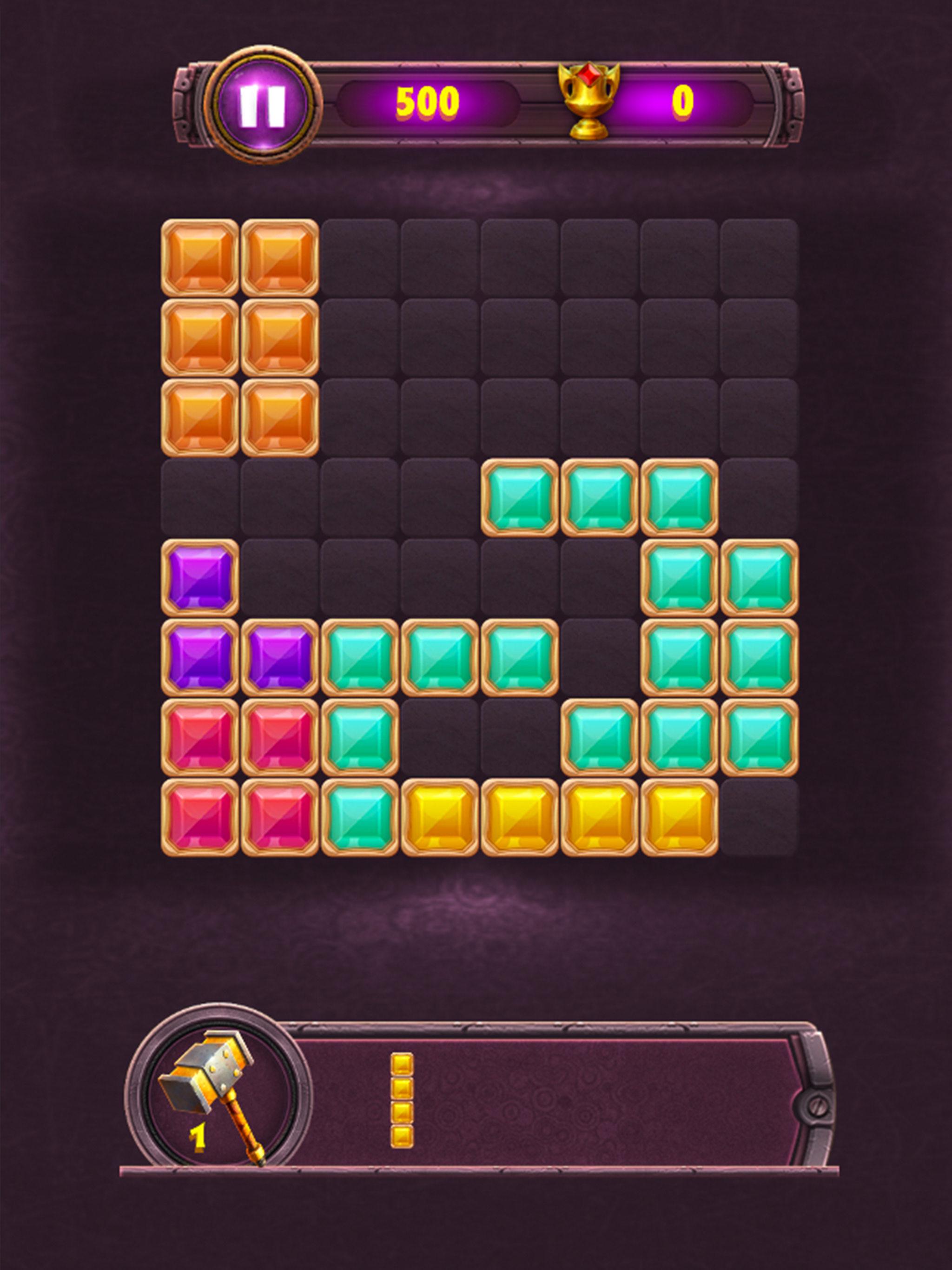 Jewel block puzzle game
