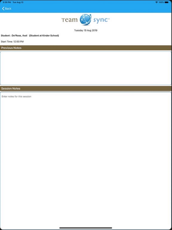 Screenshot #4 pour TeamSync Mobile