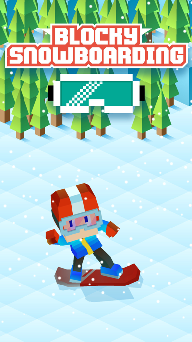 Blocky Snowboardingのおすすめ画像5