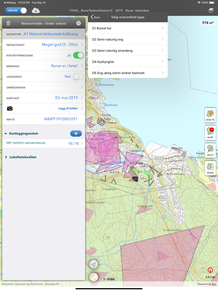 #4. NiN Kurs (iOS) Podle: Miljodirektoratet Org