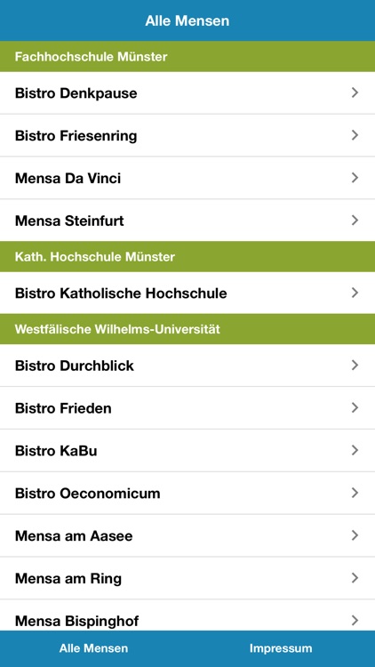 Mensa Münster und Steinfurt