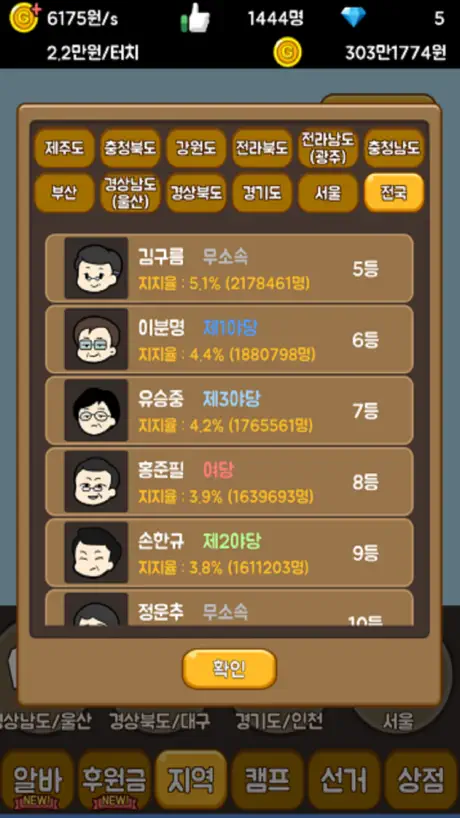 대통령 키우기2: 선거 노가다