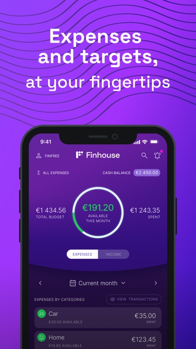 Finhouse: Financial Fitness Screenshot