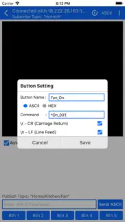 mqtt terminal iPhone Captures Décran 4