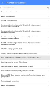Mehrsys Medical Calculator screenshot