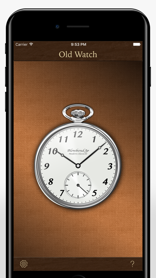 #1. Old Watch (iOS) Podle: Blowbend.jp