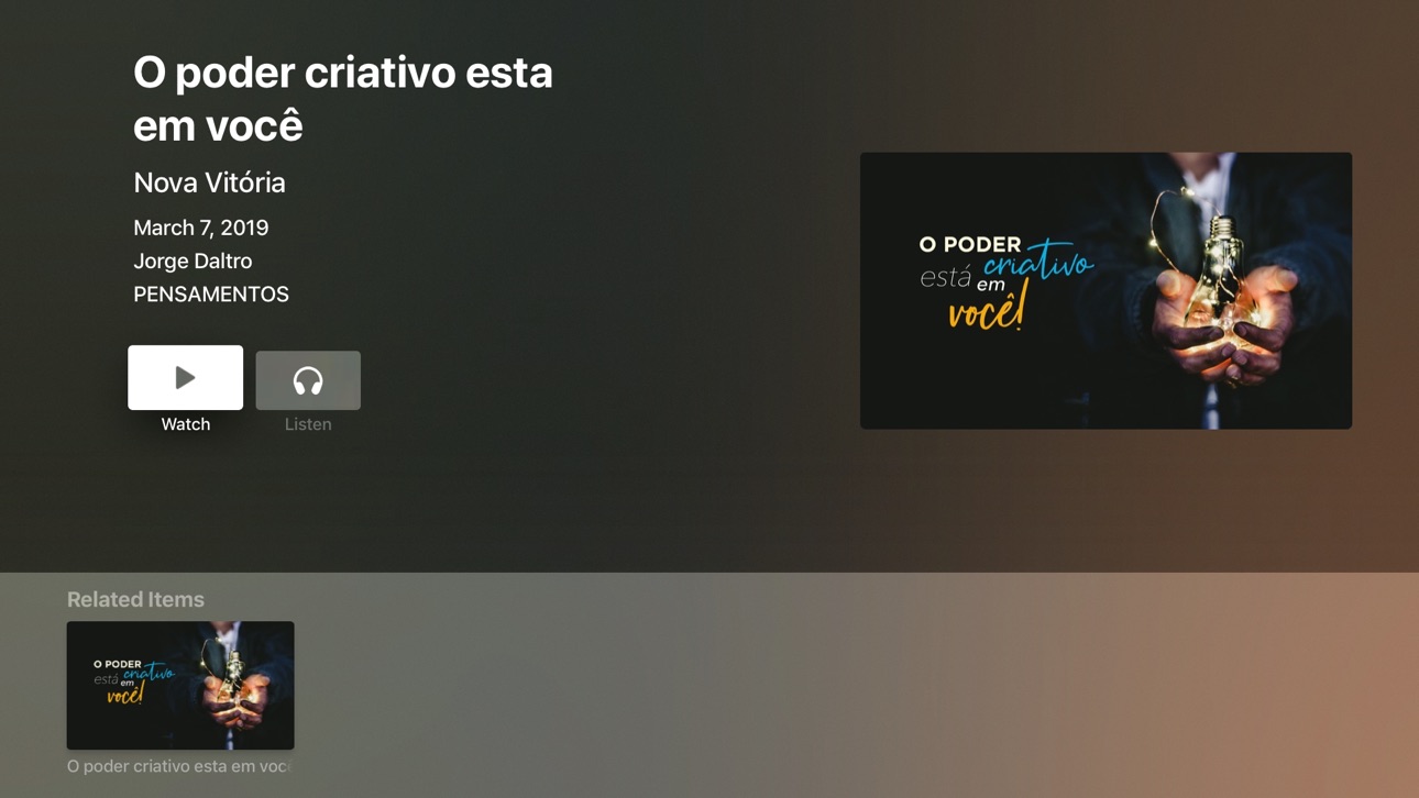 Apple TV screenshot
