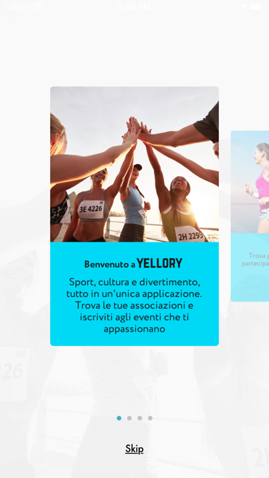 Yellory app screenshot