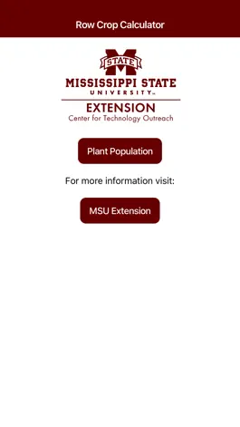Game screenshot MSUES Row Crop Calc mod apk