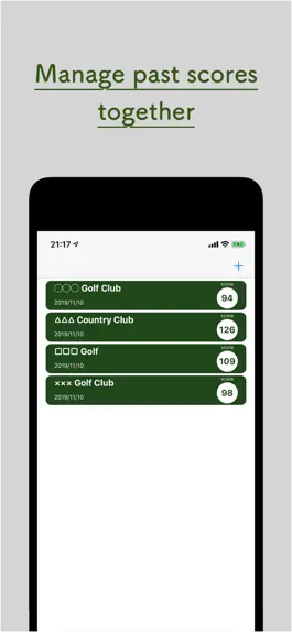 Game screenshot Golf Score Count apk