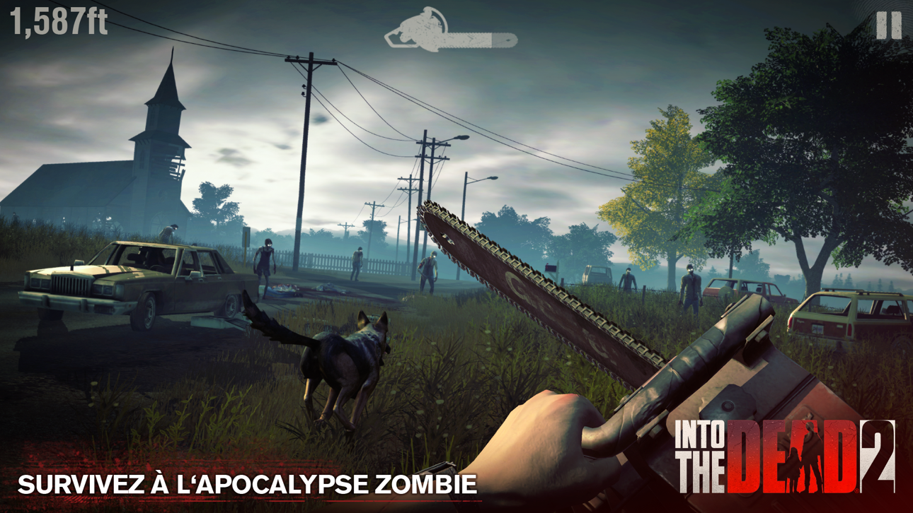Into the Dead 2 iOS Mod IPA screenshot 1 - iOS game interface