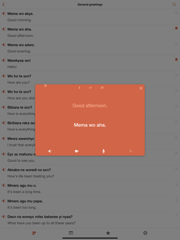 Screenshot #6 pour Nkyea Twi Phrasebook