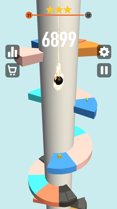 Helix Jumper Spiral Ball Games screenshot 3