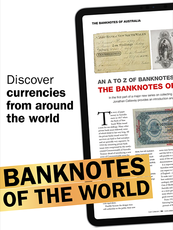 Coin Collector magazine iPad screenshot 5 - Lifestyle app