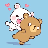 Official Milk and Mocha Bear app icon - Stickers app for iPhone