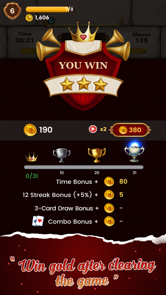#4. Solitaire - Classic Card 2020 (iOS) 由: D2M STUDIO COMPANY LIMITED