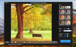 Photo Watercolorizer-editor screenshot