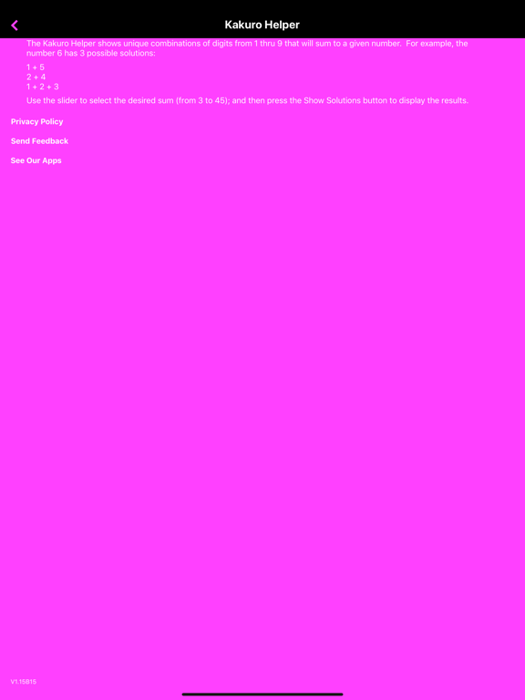 Screenshot #6 pour KakuroHelpers