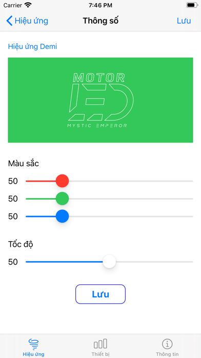 Motor LED screenshot 2