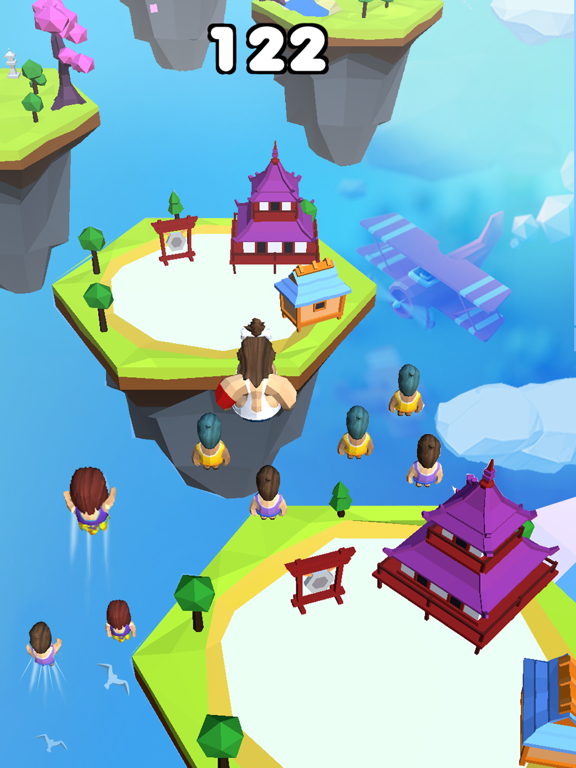 Crowd Jump Adventure iPad screenshot