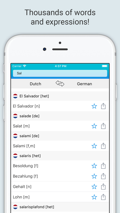 German Dutch Dictionary + screenshot 3