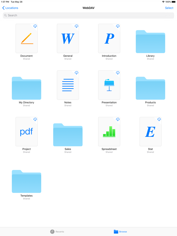 Screenshot #6 pour IT Hit WebDAV Client