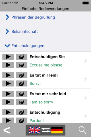 German Travel Phrases & Words screenshot 2