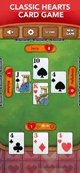 Game screenshot Hearts - Card Game Classic mod apk