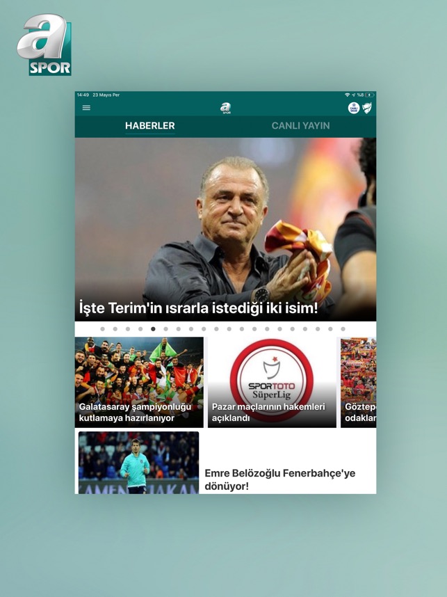 ASPOR- Canlı Yayın, Spor on the App Store