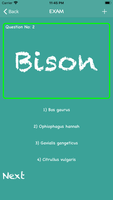 Pro Scientific Names Screenshot