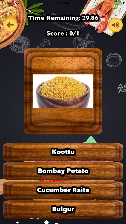 Quiz Food Menu Guess Food