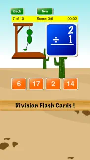 division flash cards ! iphone screenshot 2