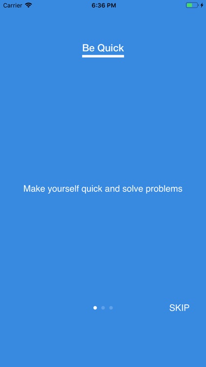 Be Quick A Mind Game