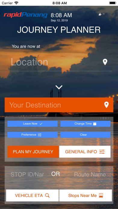 Screenshot #2 pour Rapid Penang Journey Planner